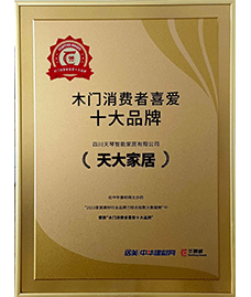 木门消费者喜爱十大品牌